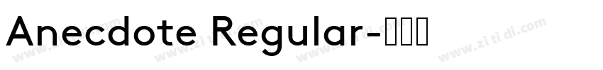 Anecdote Regular字体转换